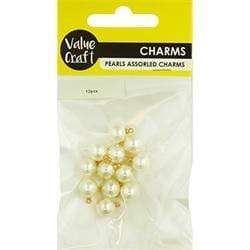 AussieSuperStore Jewellery Making Supplies Charm Ivory Pearls 10mm Charm Ivory Pearls 10mm | Jewellery Making Beads | Jewellery Making Supplies 9331468055747 VJY705